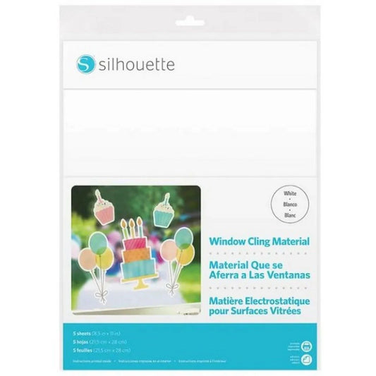 Silhouette Printbaar Statisch Vinyl - Wit